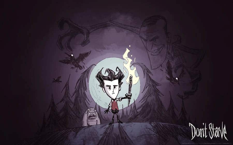 An official wallpaper of Don’t Starve, one of the best cooking games for Xbox.