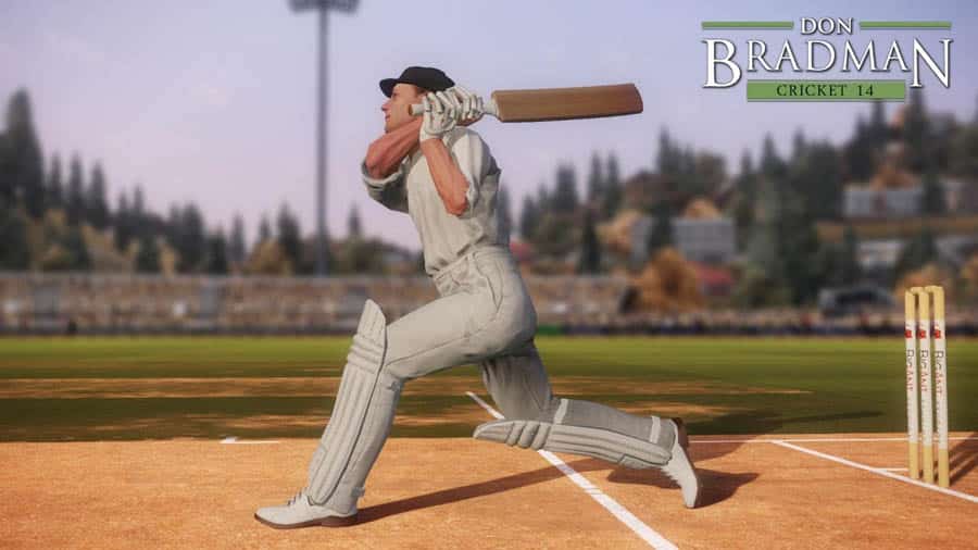 An official photo of Don Bradman Cricket 14.