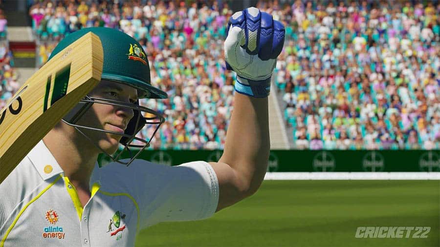 An official picture of Cricket 22, one of the best cricket games for PS5.