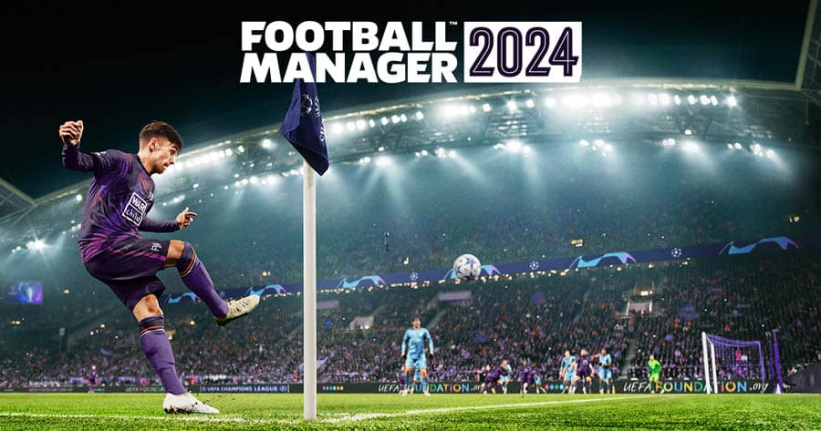 The Official Picture of Football Manager 2024, One of The Greatest Football Management Games.