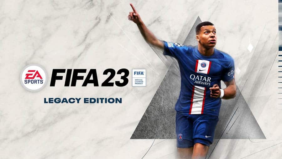 A picture of FIFA 23 Legacy Edition, one of the best football manager games for Switch.