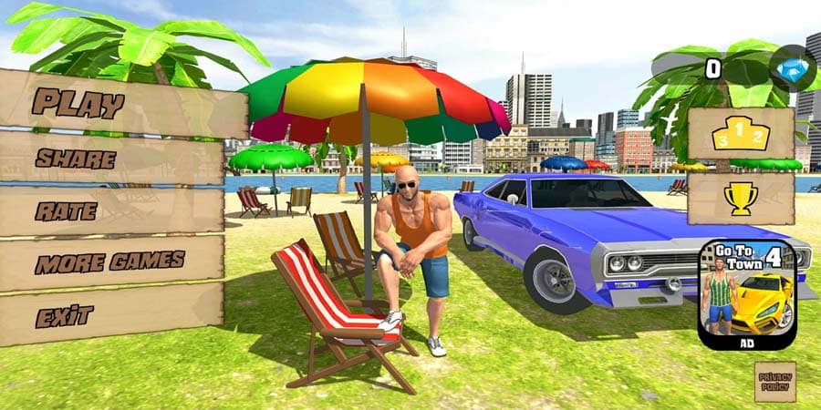 An official picture of Go To Town 5, one of the best Grand Theft Auto games for Android.