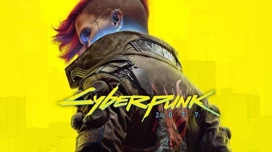 A wallpaper of Cyberpunk 2077, one of the best Grand Theft Auto games for Xbox.