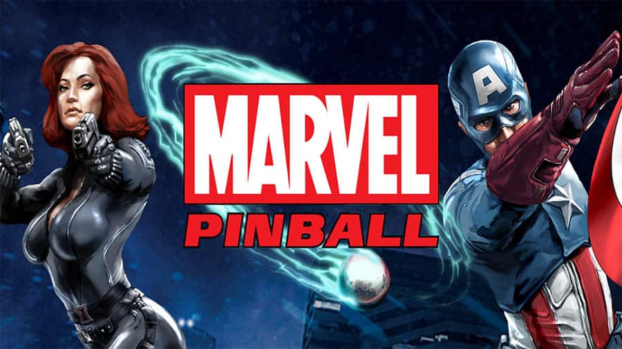 A wallpaper of Marvel Pinball, one of the best Marvel games for Android.