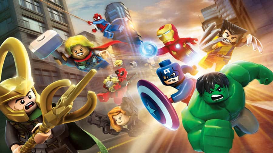 A main picture of LEGO Marvel Super Heroes, one of the best Marvel games for Chromebook.