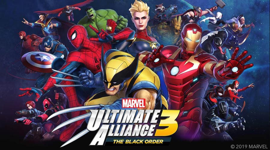 A picture of Marvel Ultimate Alliance 3.