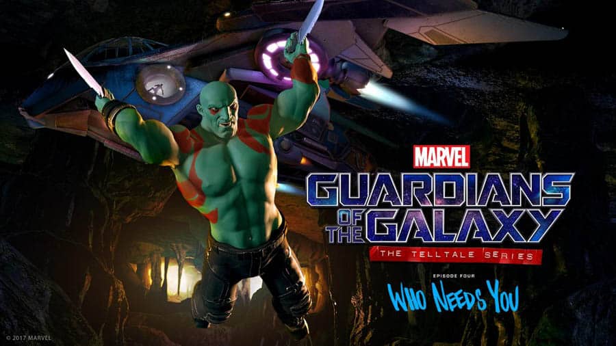 The official picture of Guardians of the Galaxy: The Telltale Series, one of the best Marvel games on Steam.