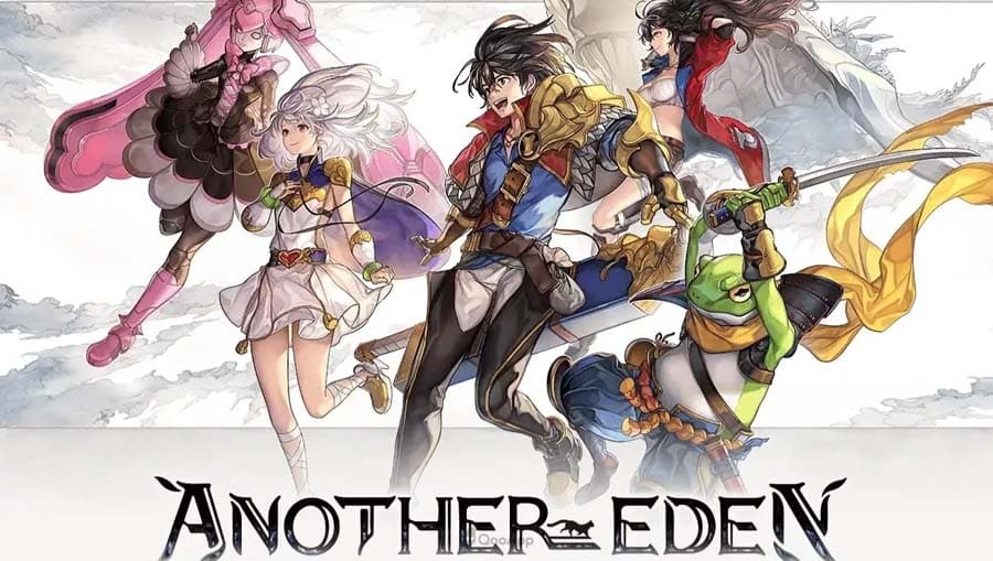 The Official Picture of Another Eden with its Anime Style Characters.