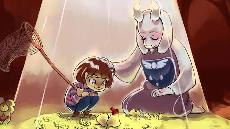 The Official Picture of Undertale Made By Toby Fox.