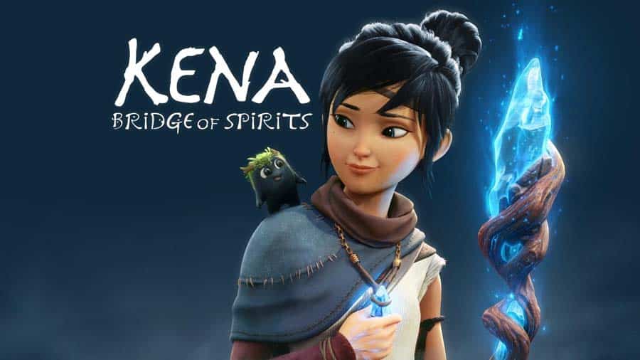 A wallpaper of Kena: Bridge of Spirits.