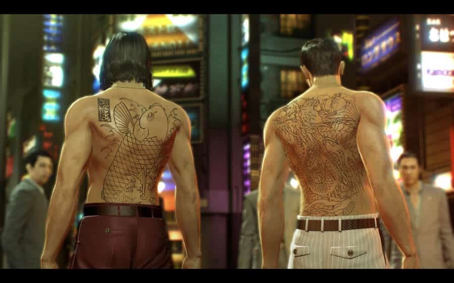 A picture of Yakuza 0, one of the best slot games for Xbox.