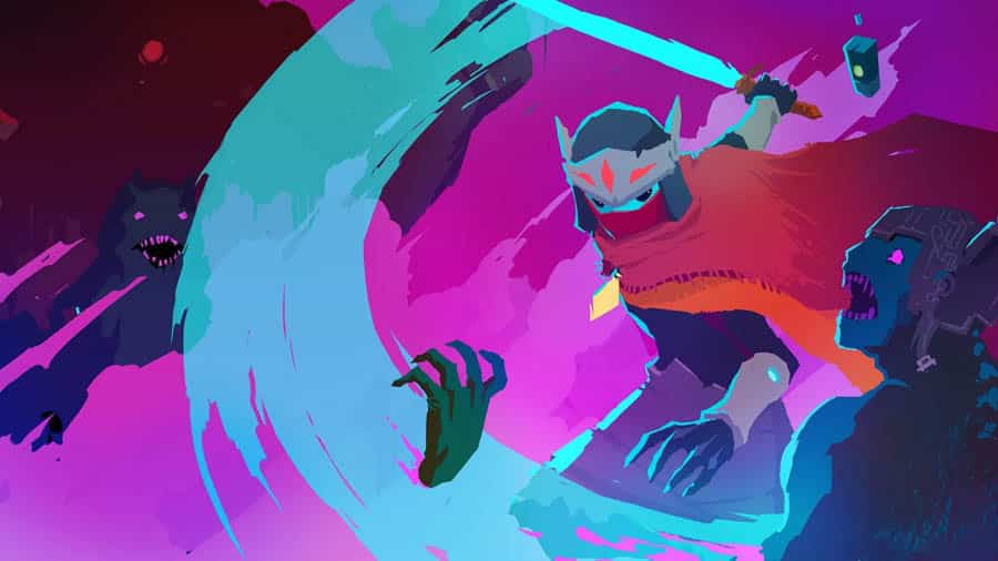 A wallpaper of Hyper Light Drifter, one of the best Spider-Man games for Mac.