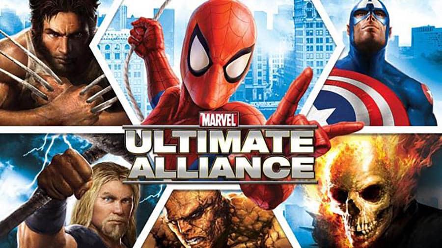 A picture of Marvel: Ultimate Alliance, one of the best Spider-Man games for Xbox.