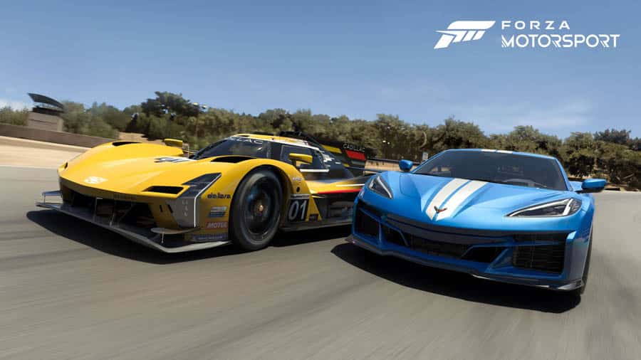 Forza Motorsport highlighting the game’s race events.