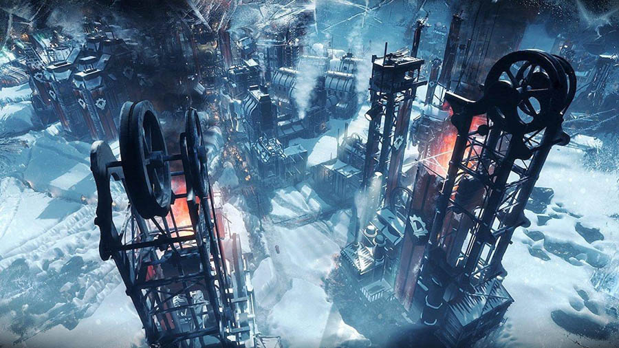 A wallpaper of Frostpunk: Console Edition.