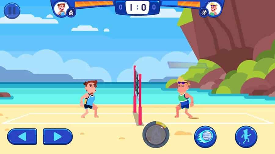 An official picture of Volleyball Challenge, one of the best volleyball games for Chromebook.