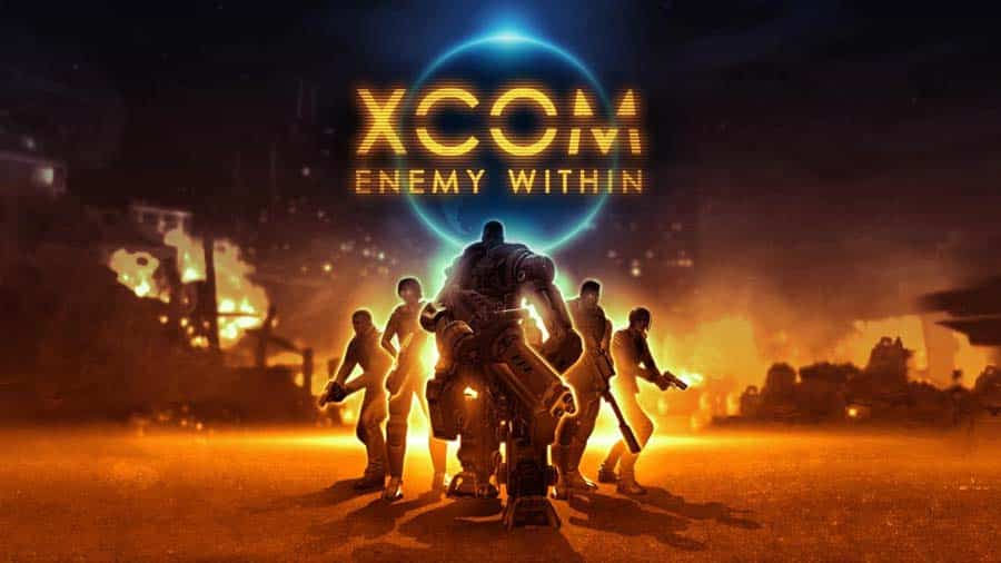 A wallpaper of XCOM: Enemy Within, one of the best Alien games for iOS.