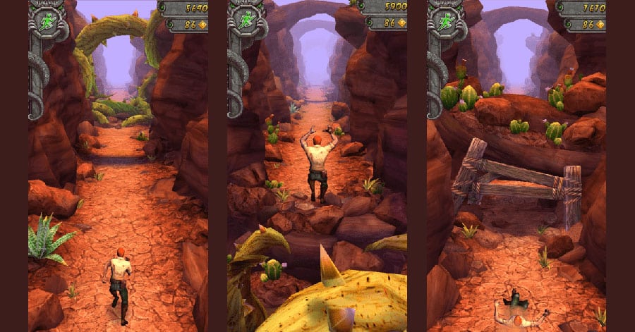 A wallpaper of Temple Run 2, one of the best Endless Runner games for Android.