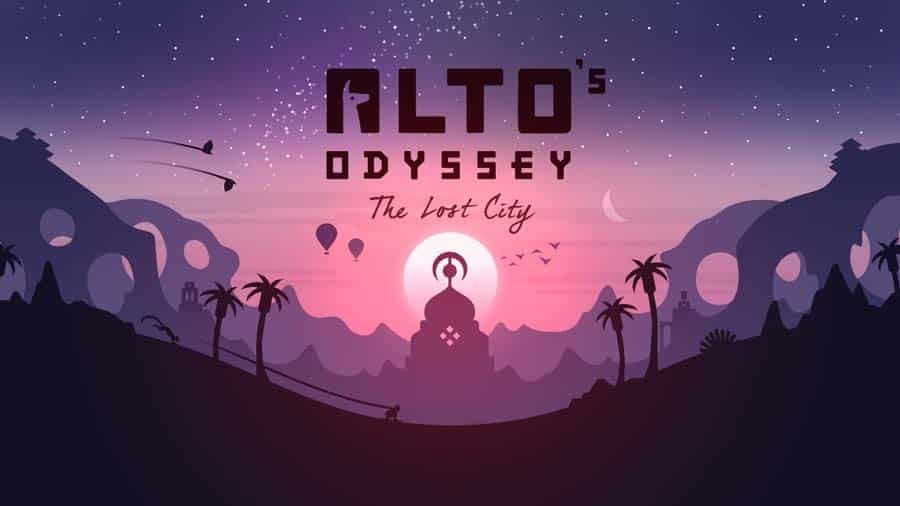 A wallpaper of Alto’s Odyssey: Remastered, one of the best Endless Runner games for Android.