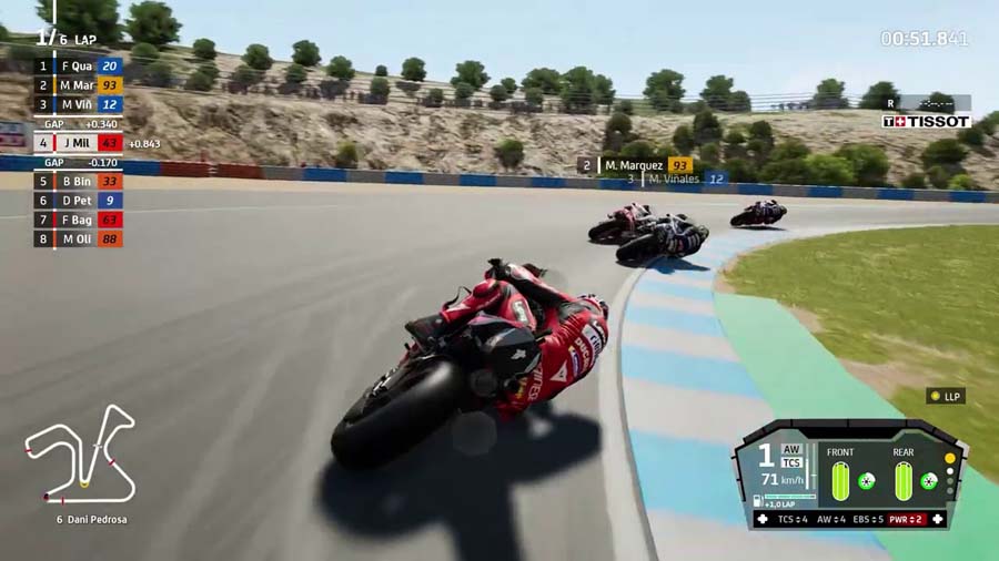 A picture of MotoGP 21, one of the best bike games for Xbox.