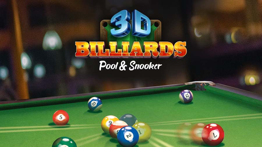 The Official Picture of 3D Billiards - Pool & Snooker, One of best billiard games for PS4.