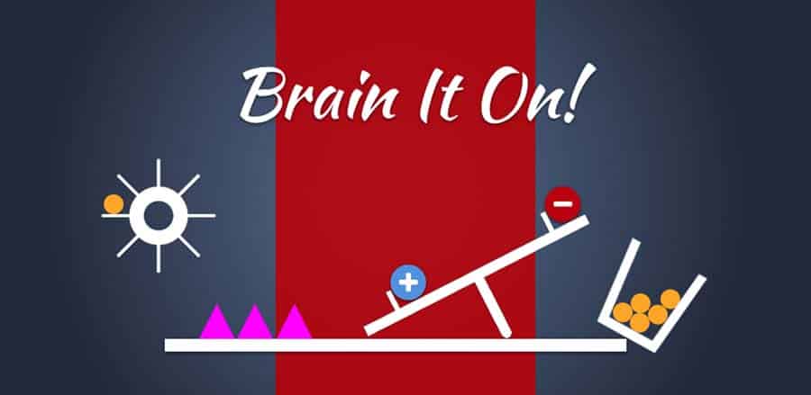 A wallpaper of Brain it On!, one of the best Brain games for Android.