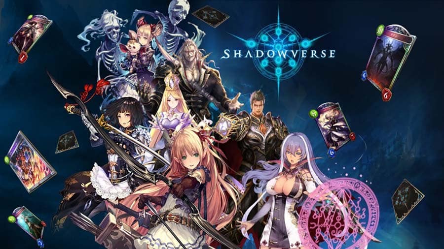 A wallpaper of Shadowverse, one of the best Card games for Mac.