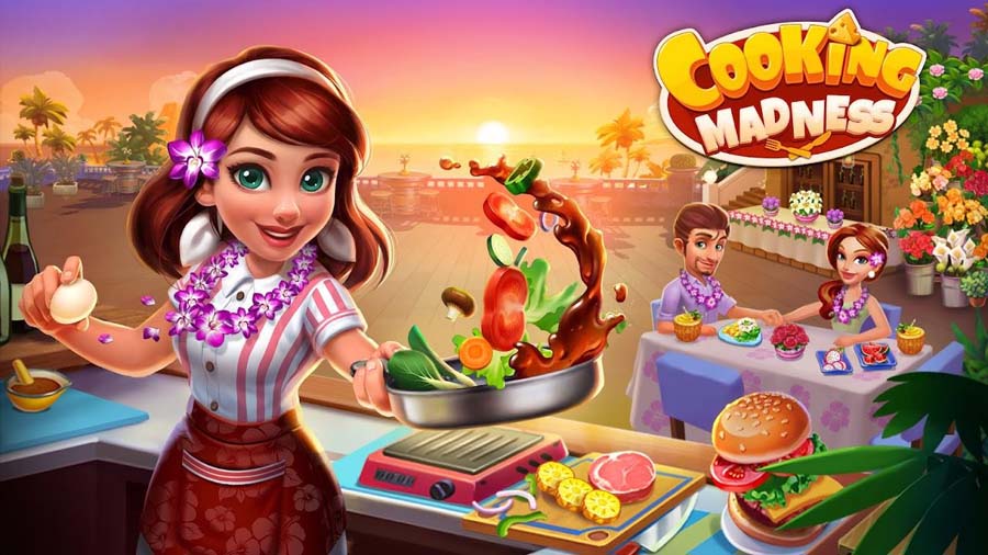 The Official Picture of Cooking Madness with its character, One of best cooking games for android.