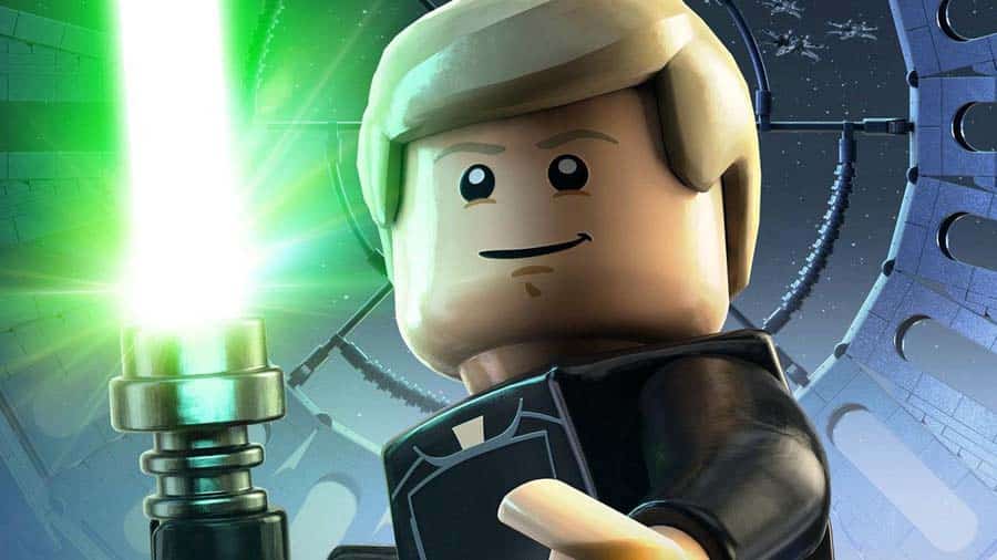 A wallpaper of LEGO Star Wars: The Skywalker Saga.