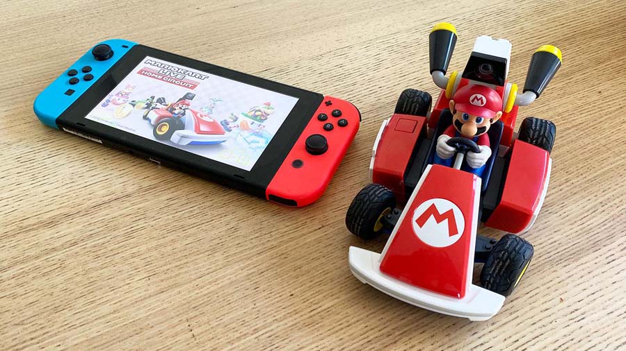 An official picture of Mario Kart Live: Home Circuit.