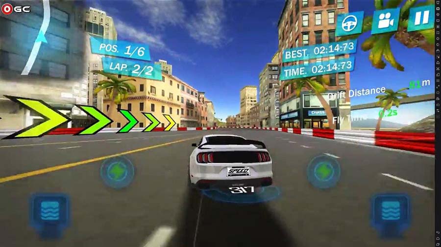 A picture of Street Racing 3D, one of the best Multiplayer Car games for Android.