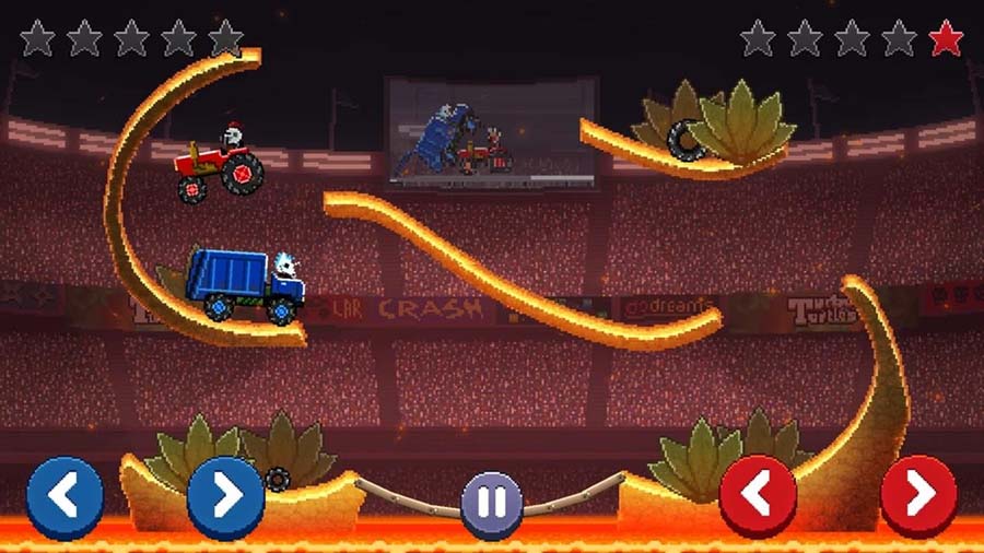 A picture of Drive Ahead!, one of the best Multiplayer Car games for iOS.