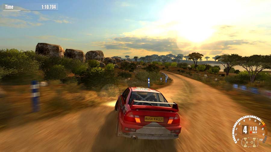 A picture of Rush Rally 3, one of the best Multiplayer Car games for iOS.