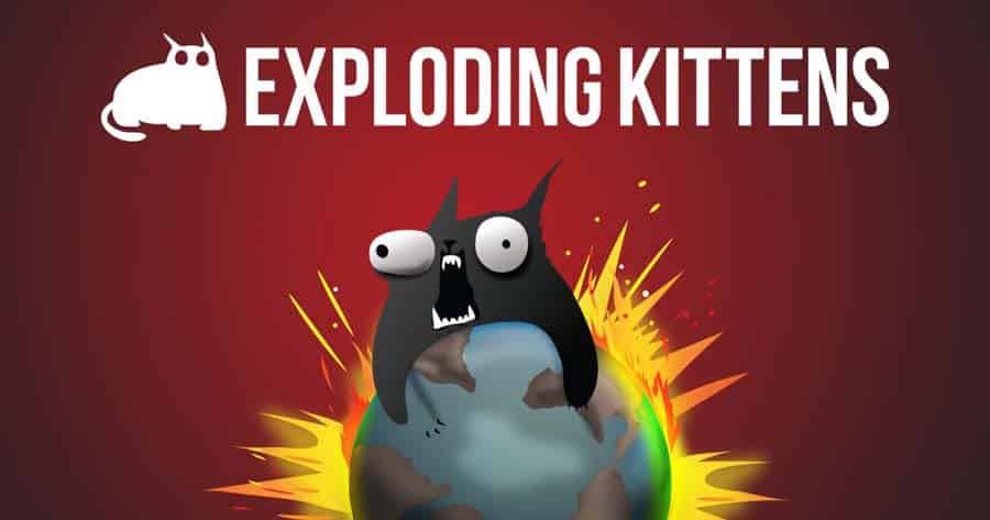 A picture of Exploding Kittens, one of the best Multiplayer Card games for iOS.