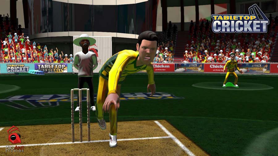 A wallpaper of Tabletop Cricket, one of the best Multiplayer Cricket games for PC.