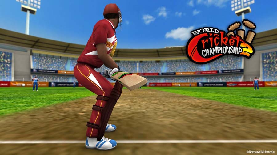 A wallpaper of World Cricket Championship 2, one of the best Multiplayer Cricket games for Chromebook.