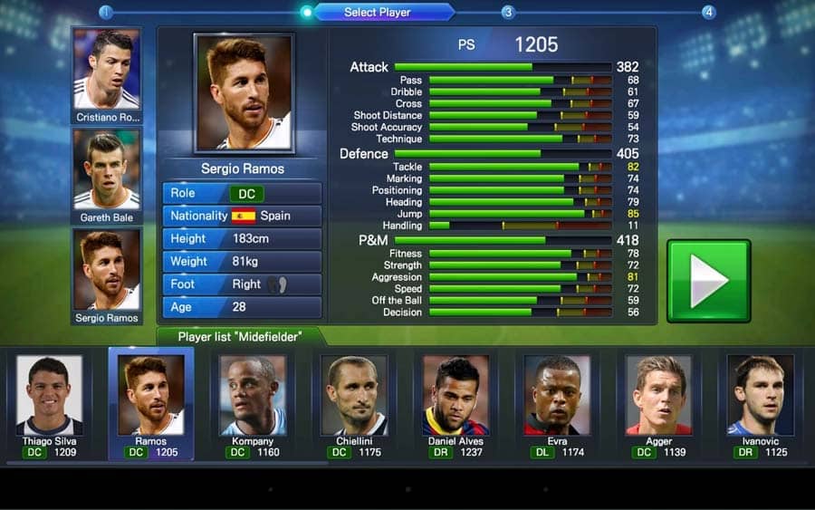 A wallpaper of Total Football Manager, one of the best Multiplayer Football games for Android.