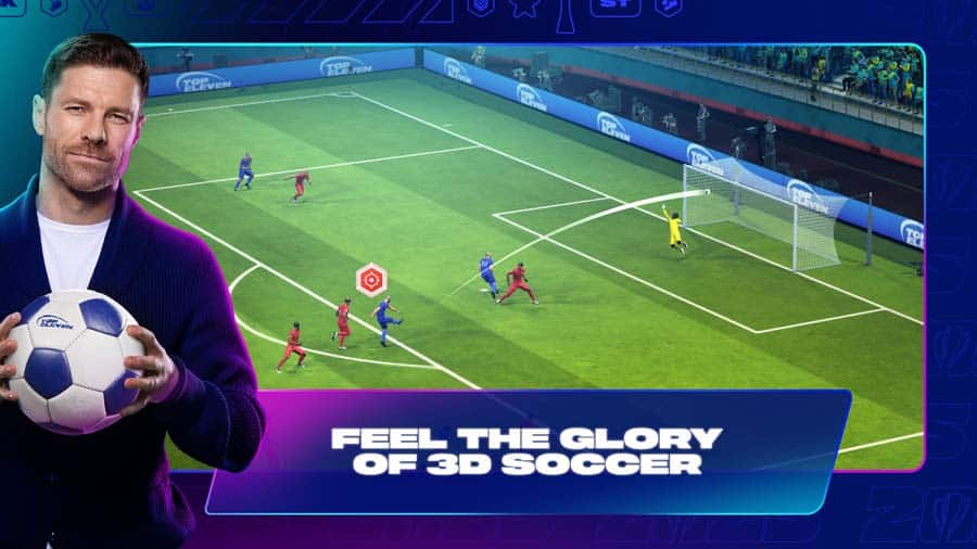 A picture of Top Eleven 2021, one of the best Multiplayer Football games for Android.