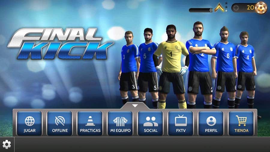 A wallpaper of Final Kick 2021, one of the best Multiplayer Football games for Android.