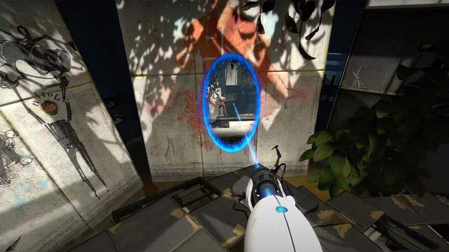 A picture of Portal 2, one of the best Multiplayer games for Couples on PC.