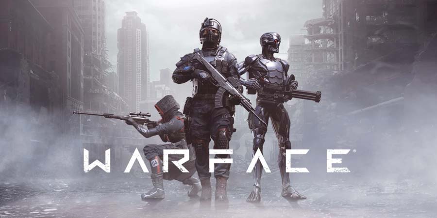 The official cover of Warface, one of the best Multiplayer Shooter games on Switch.