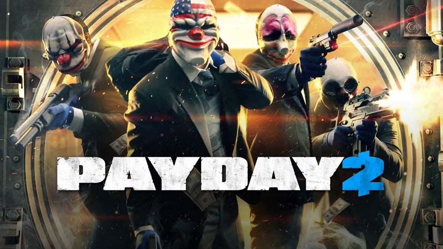 An official picture of Payday 2, one of the best Multiplayer Shooter games on PC.