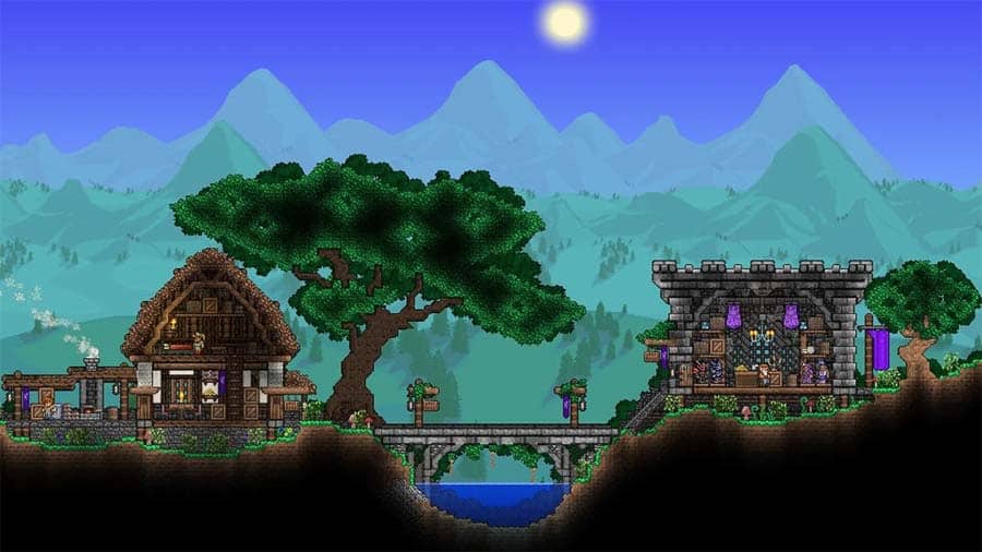 A picture of Terraria, one of the best Multiplayer Story Mode games for Android.