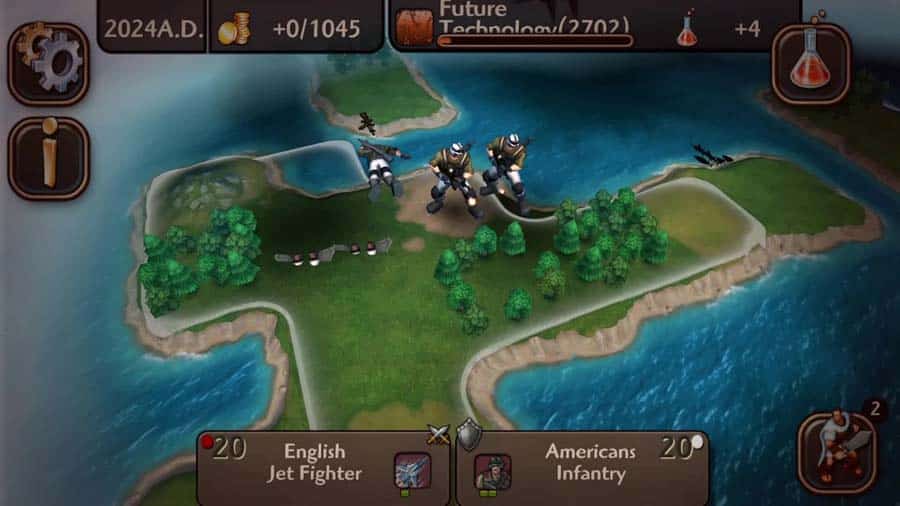 Mobile grand strategy game.