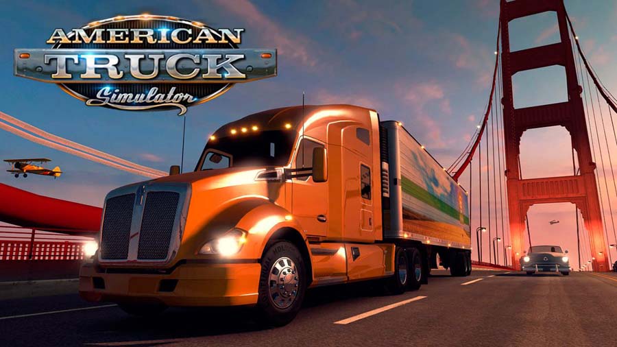 A picture of American Truck Simulator, one of the best Multiplayer Truck games for PC.