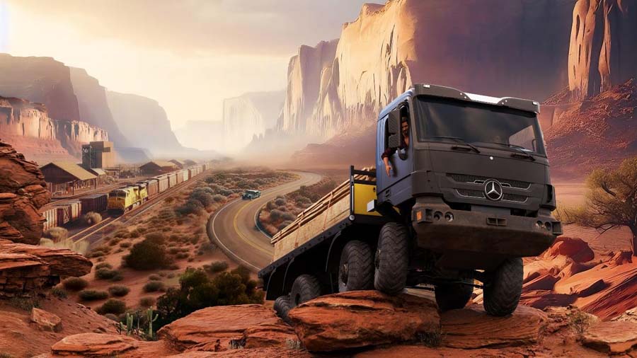 A picture of Offroad Truck Simulator: Heavy Duty.