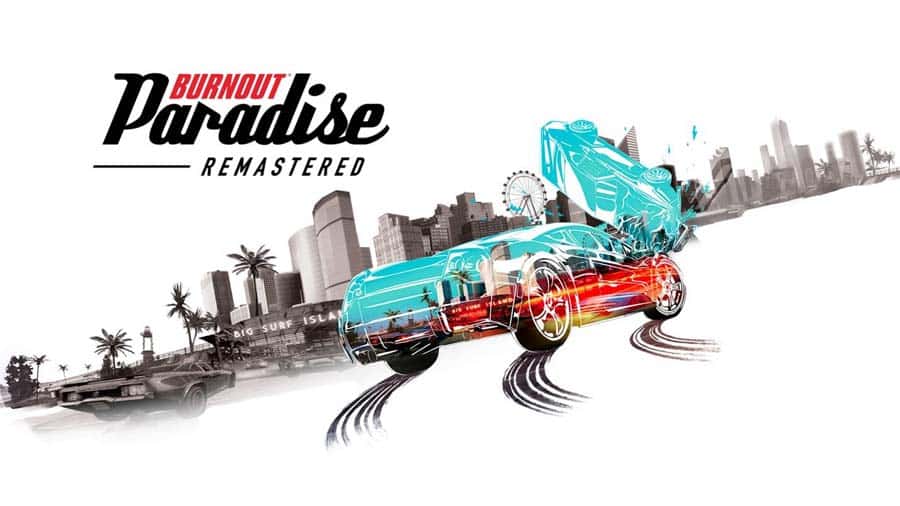 A picture of Burnout Paradise Remastered, one of the best Multiplayer Truck games for PS4.