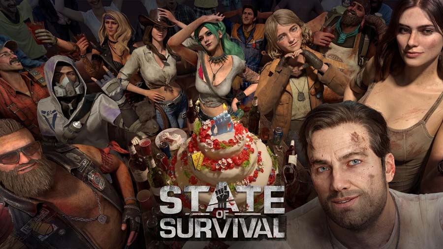 A wallpaper of State of Survival, one of the best Multiplayer Zombie games for iOS.