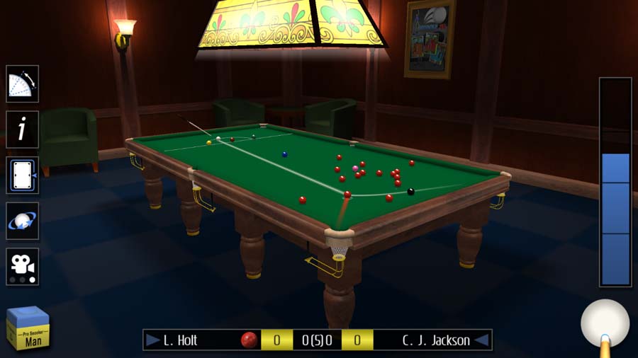 An official picture of Pro Snooker, one of the best snooker games for iOS.