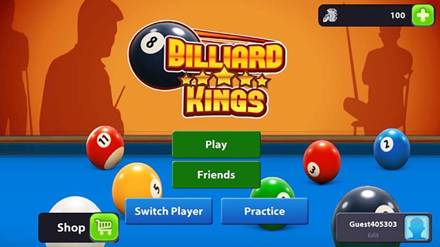 The Official Picture of Billiard Kings.